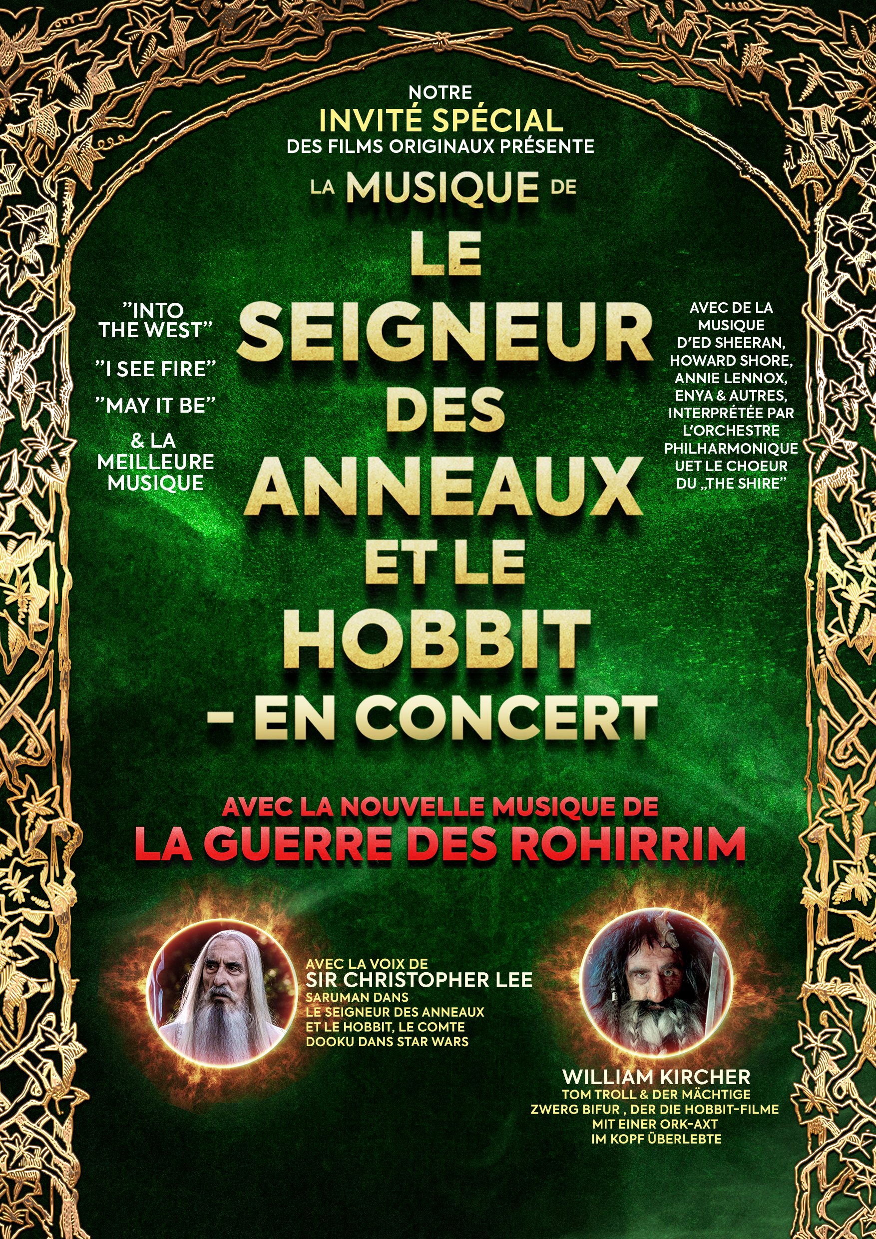 Le Seigneur des Anneaux et Le Hobbit en concert !
