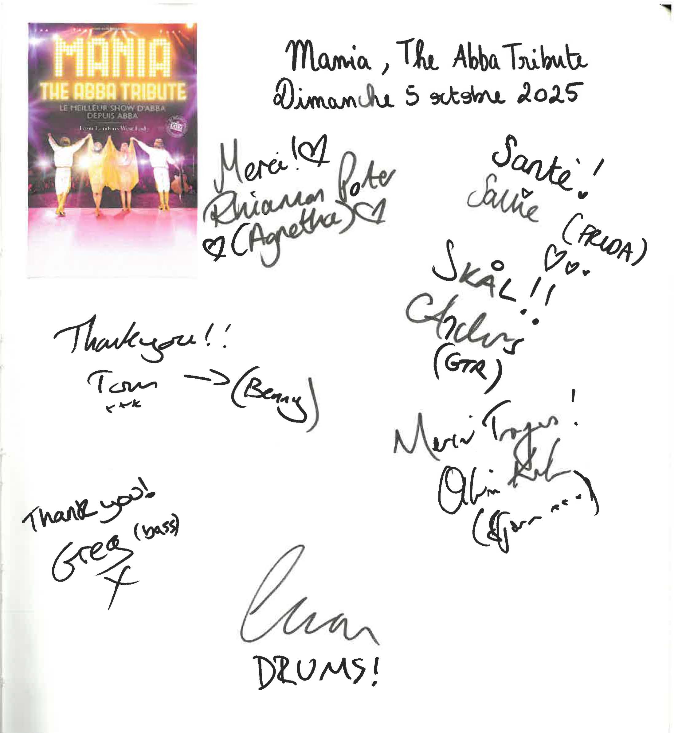 Mania, The Abba Tribute