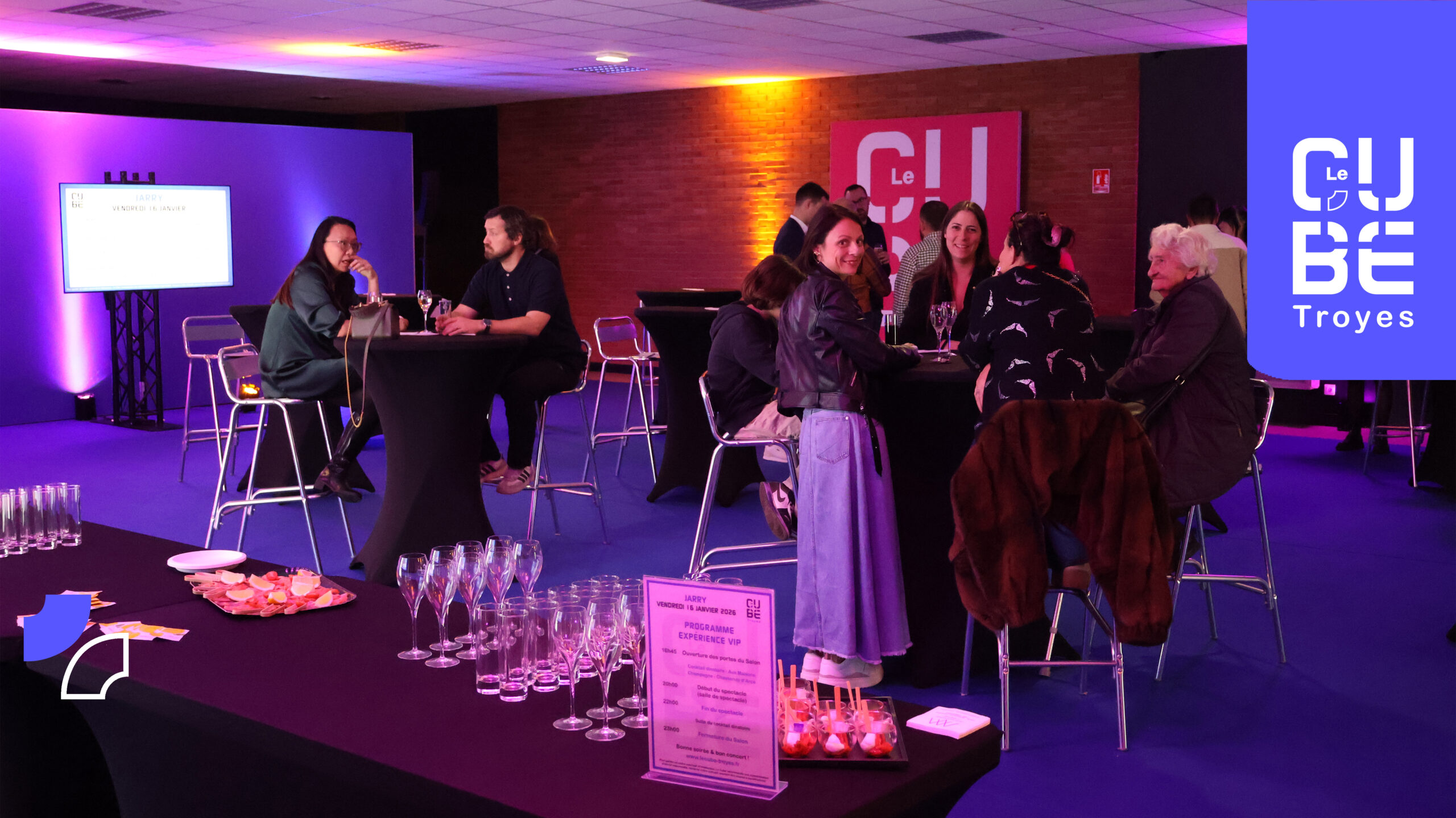 Jarry et une expérience VIP inoubliable au Cube !